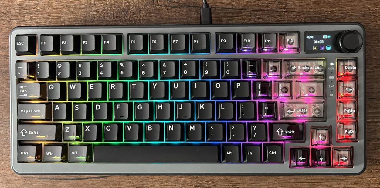 Customer photo review of YUNZII B75 Pro Max Mekanik Klavye