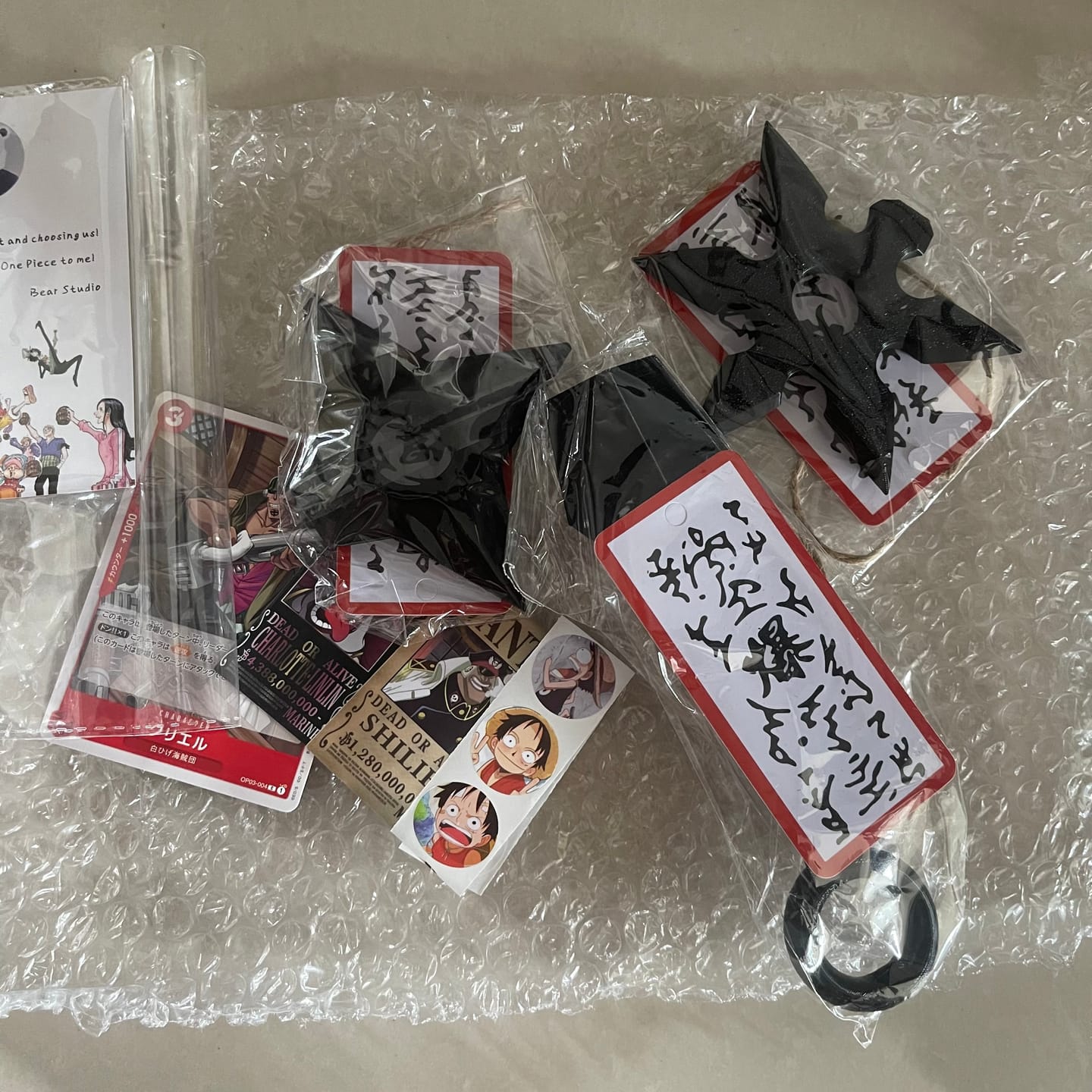Customer photo review of Kunai Shuriken Explosive Tag Fridge Magnet