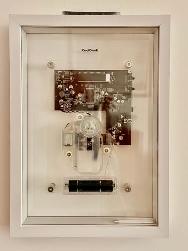 Customer photo review of M1 Music Frame CD Player