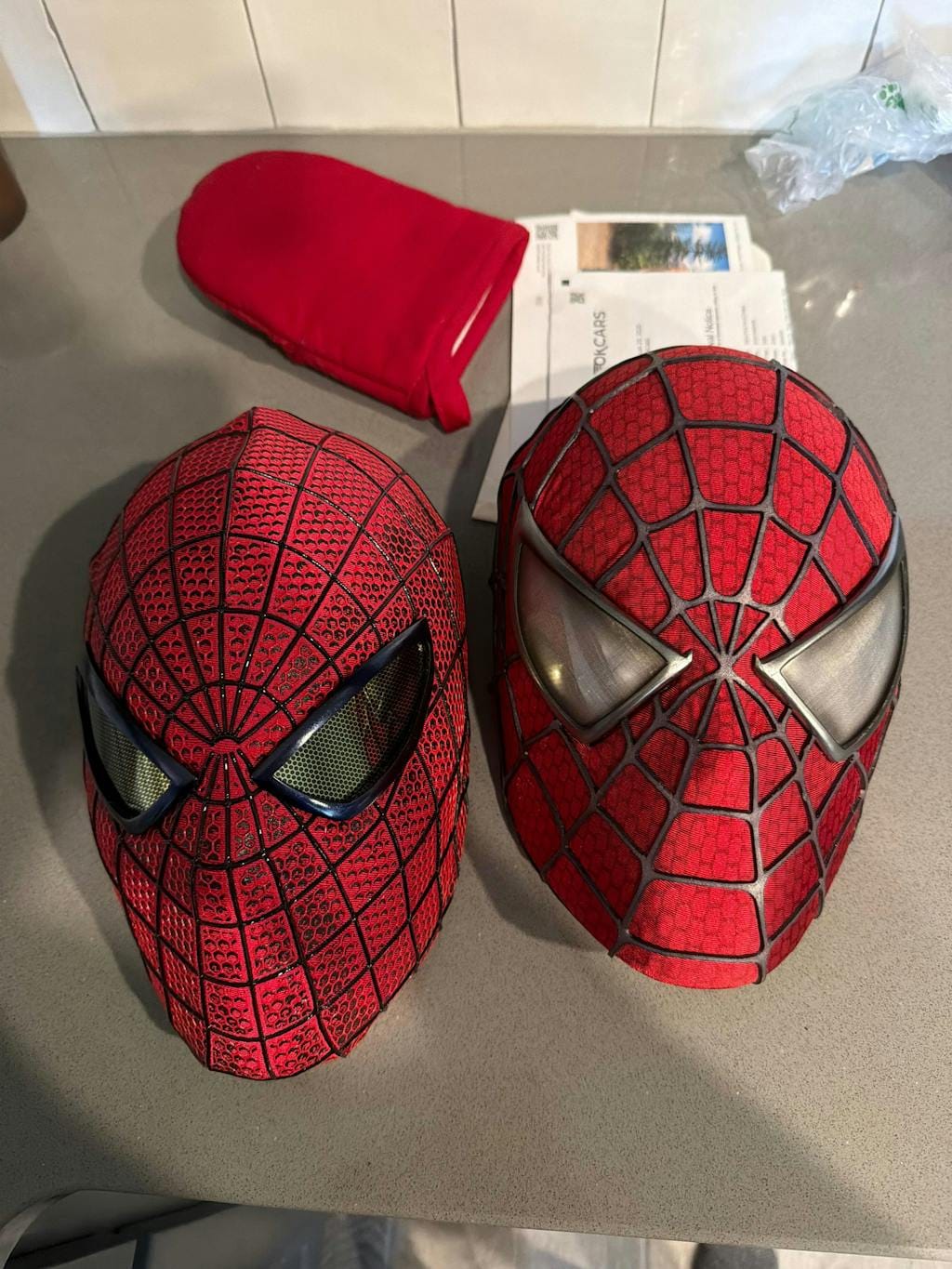 Customer photo review of Masque Spiderman - Tobey Maguire