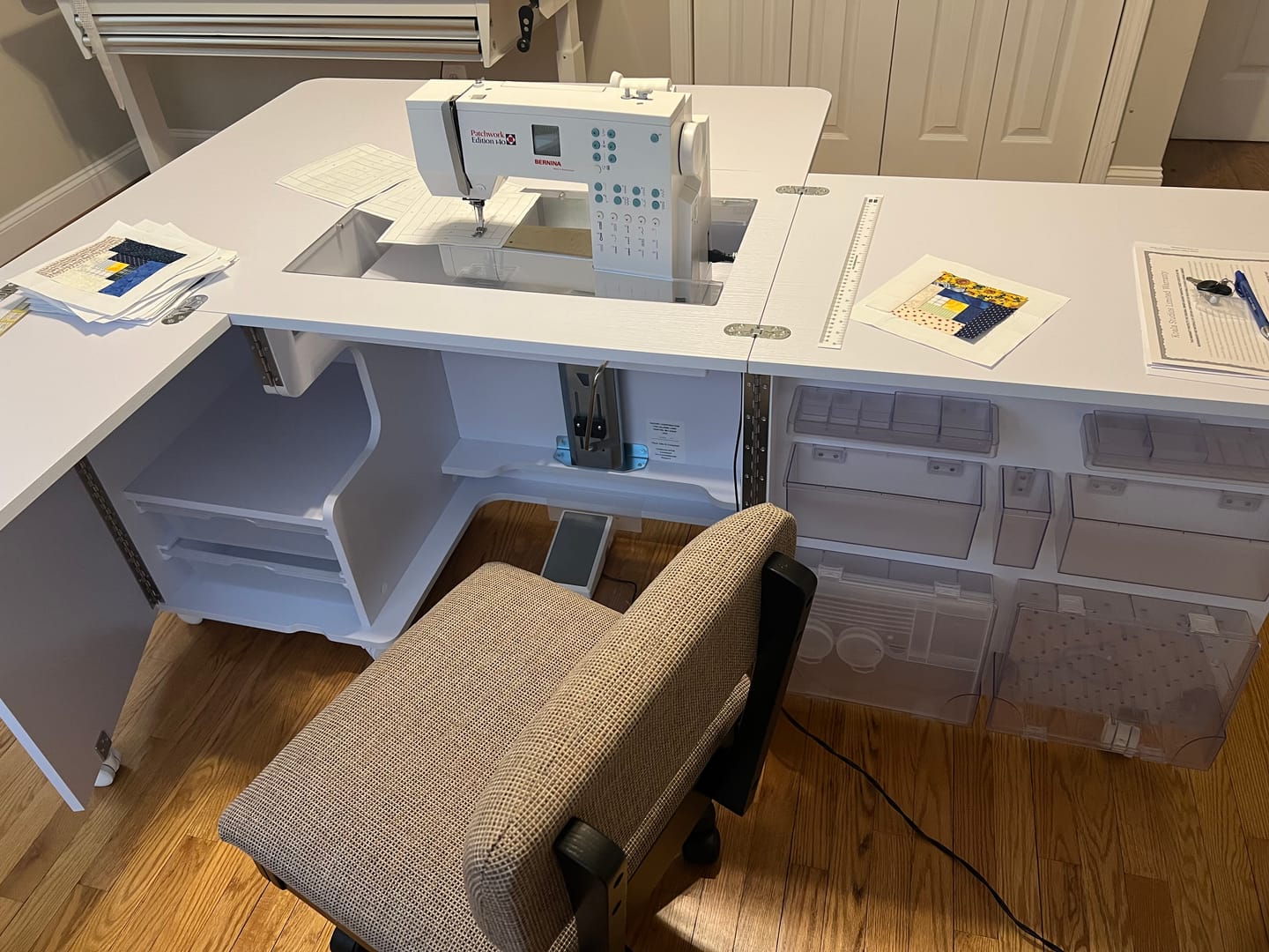 Customer photo review of Koala Eclipse Sewing Cabinet (2 Colors Available)