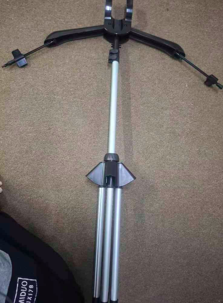 Customer photo review of Adjustable Garment Steamer Rack