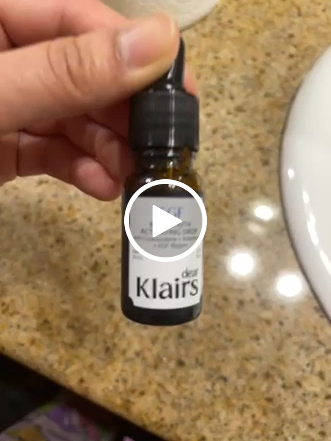 Customer video review of EGF Blue Youth Activating Drop