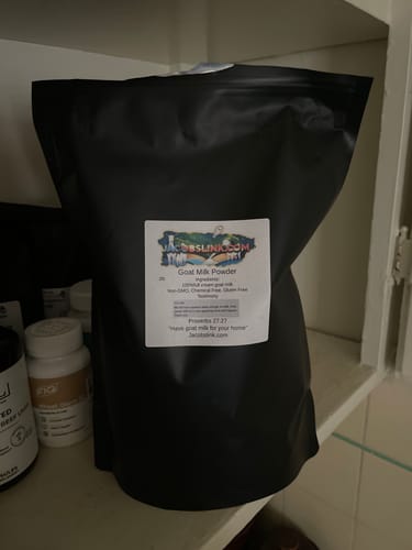 Customer photo review of Organic Goat Milk Powder