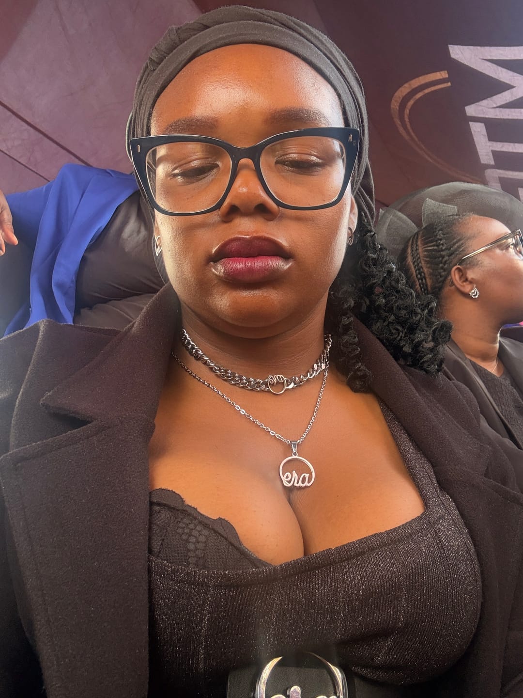 Customer photo review of Silver Era Logo Studs