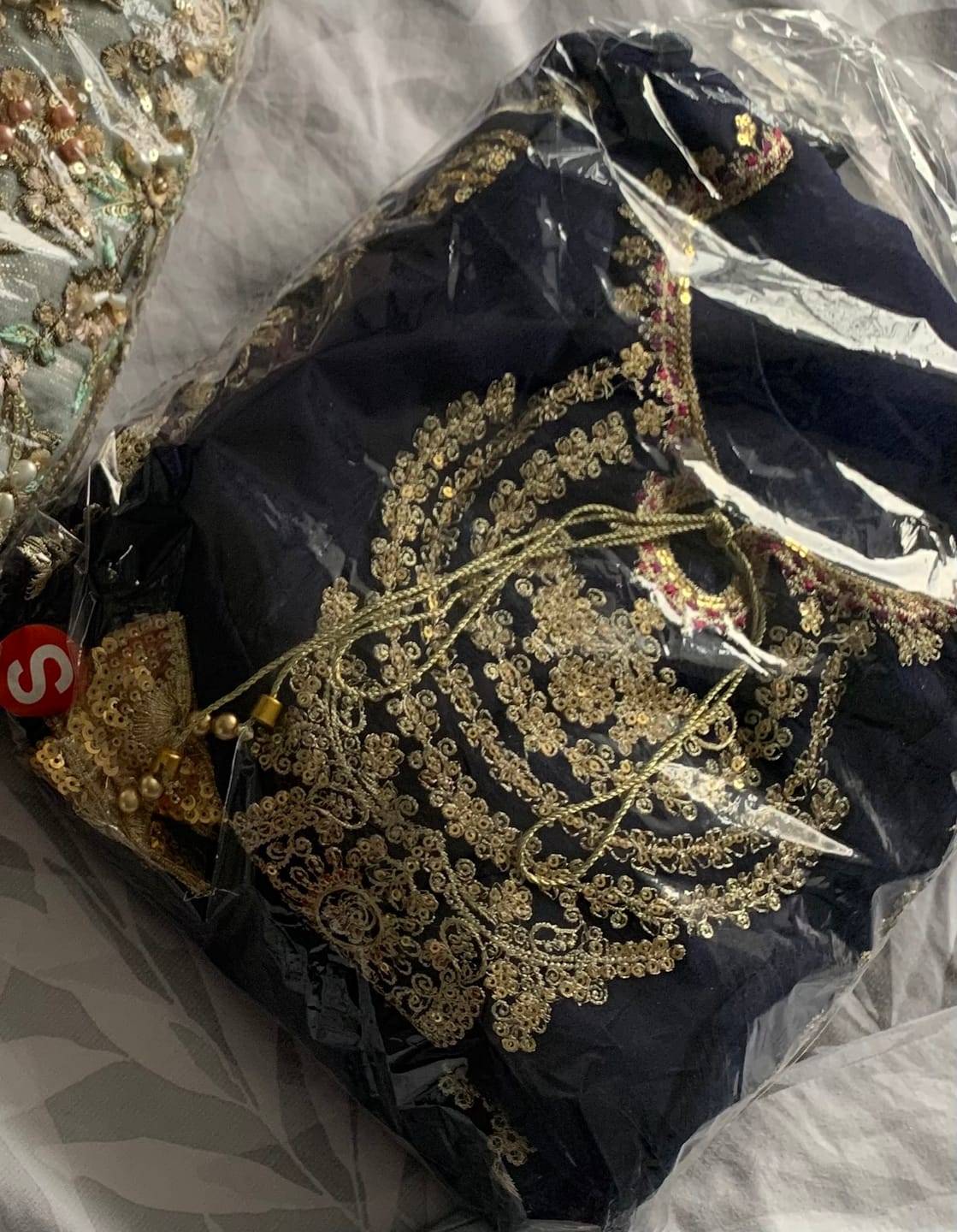 Customer photo review of Eid Outfits - Chiffon Outfit with Chiffon Dupatta and Plazzo  - Ready to Wear SD251
