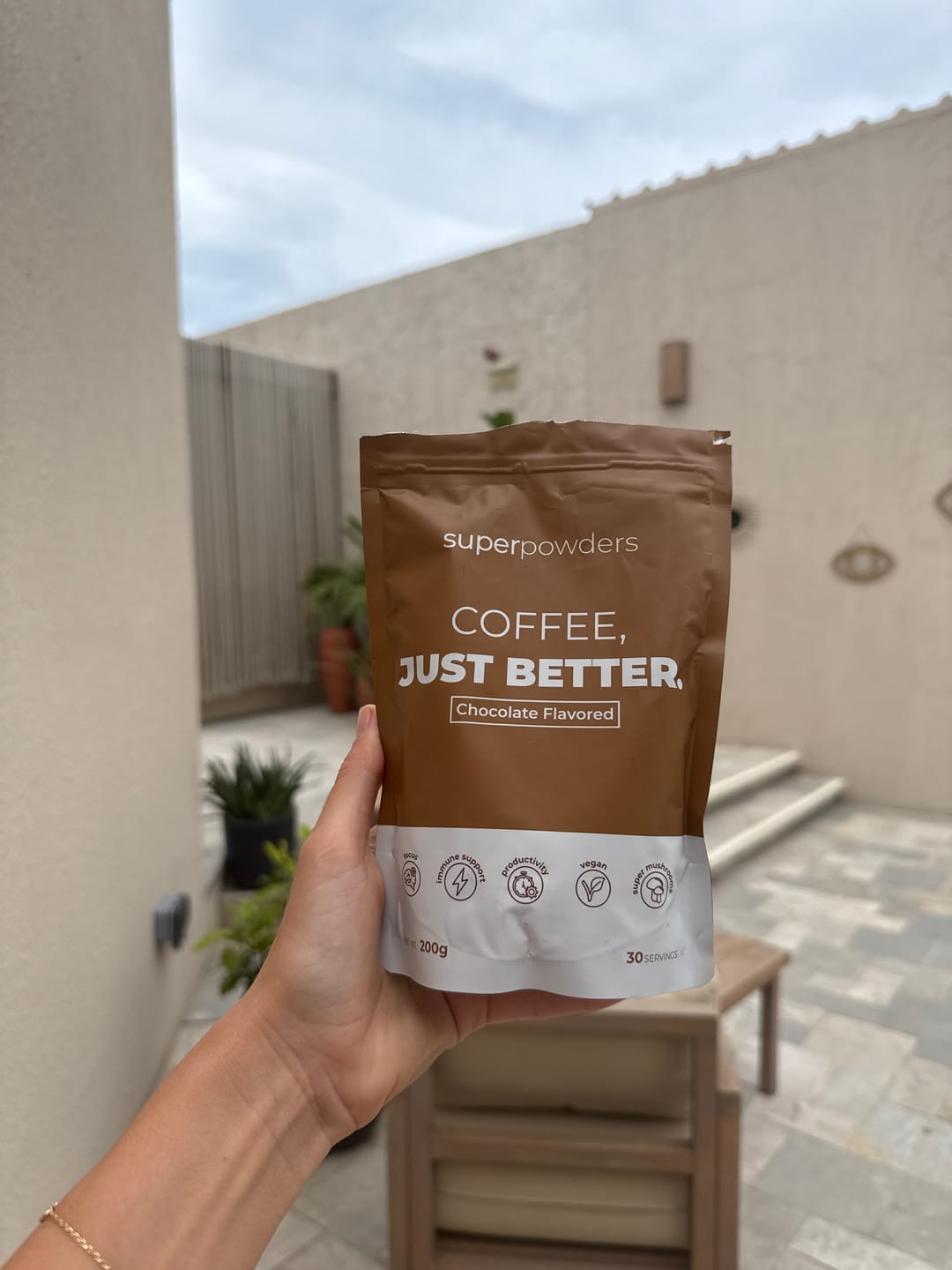 Customer photo review of CHOCOLATE FLAVORED