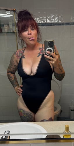 Customer photo review of Original Cut Swimsuit - Black
