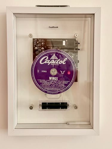 Customer photo review of M1 Music Frame CD Player