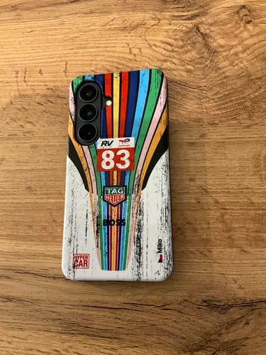 Kundenbewertung mit Foto zu Porsche 963 #75 2023 Livery - Individuelle Premium Hülle für Samsung