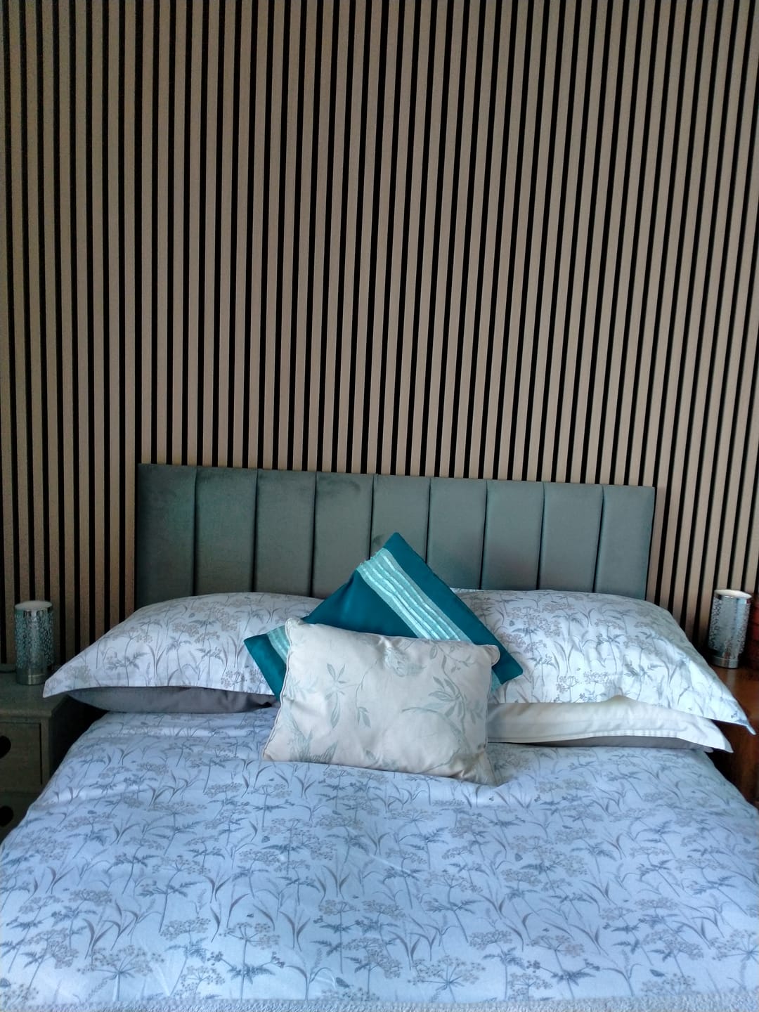 Customer photo review of Acoustic Wall Panel End Trim (Multiple Colours)