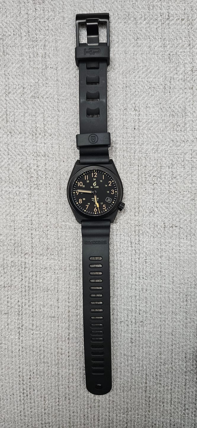 Customer photo review of Divecore - American FKM - HP Professional Diving Watch Strap - Black