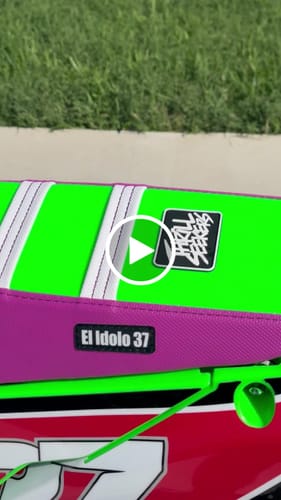 Customer video review of Custom Seat Cover: 2025 Kawasaki KX450