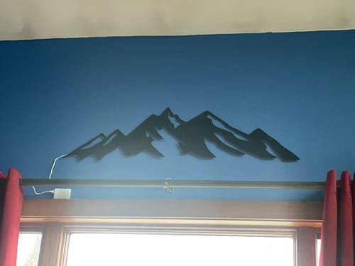 Customer photo review of Grand Teton - Metal Wall Art