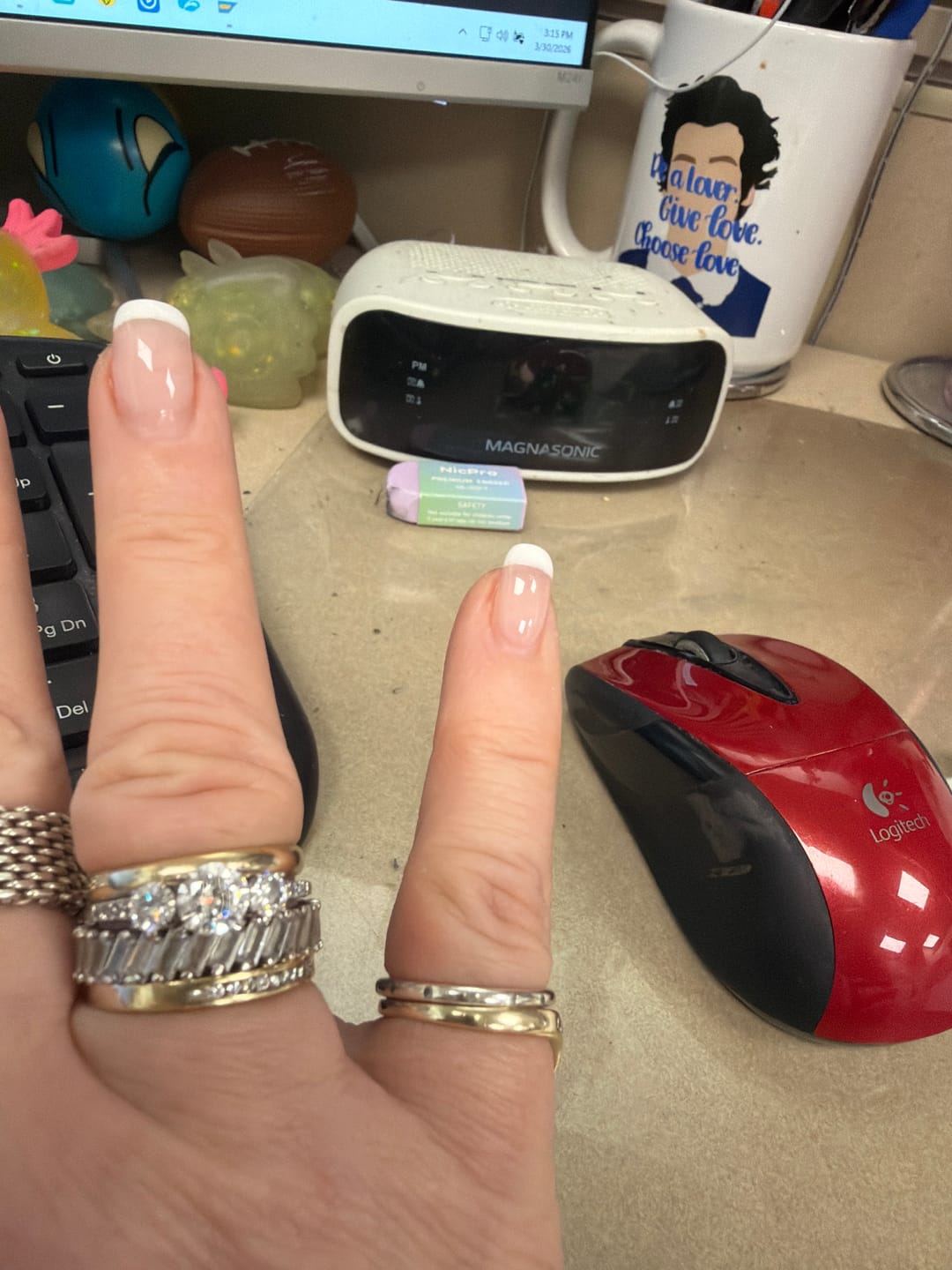 Customer photo review of Round Trinity Ring
