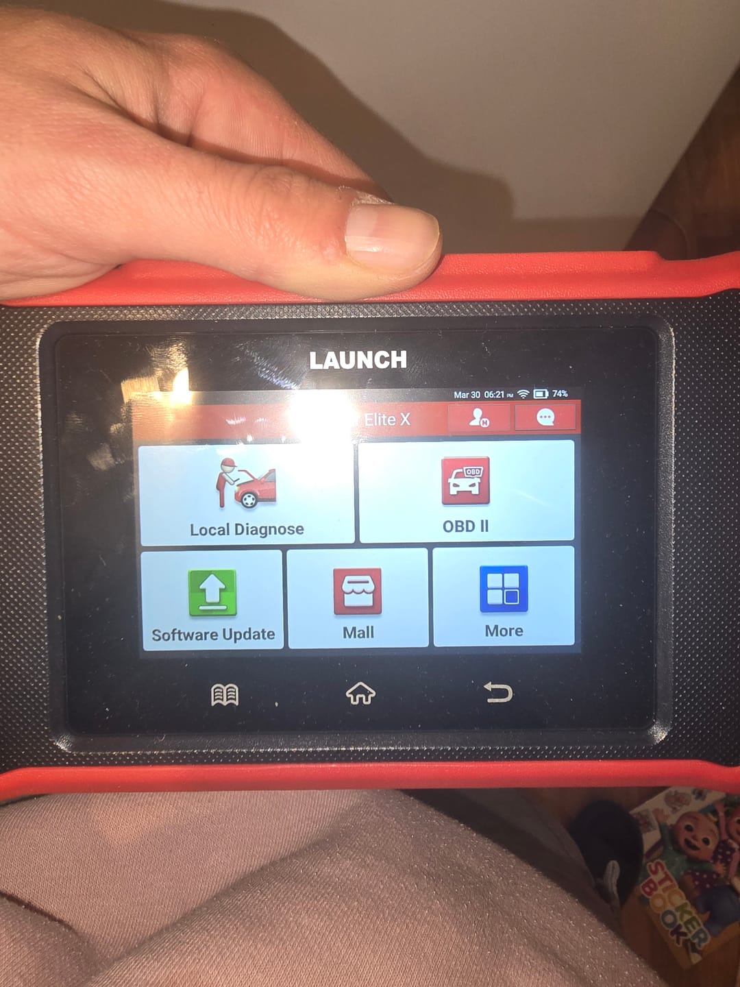Customer photo review of Creader Elite X V2