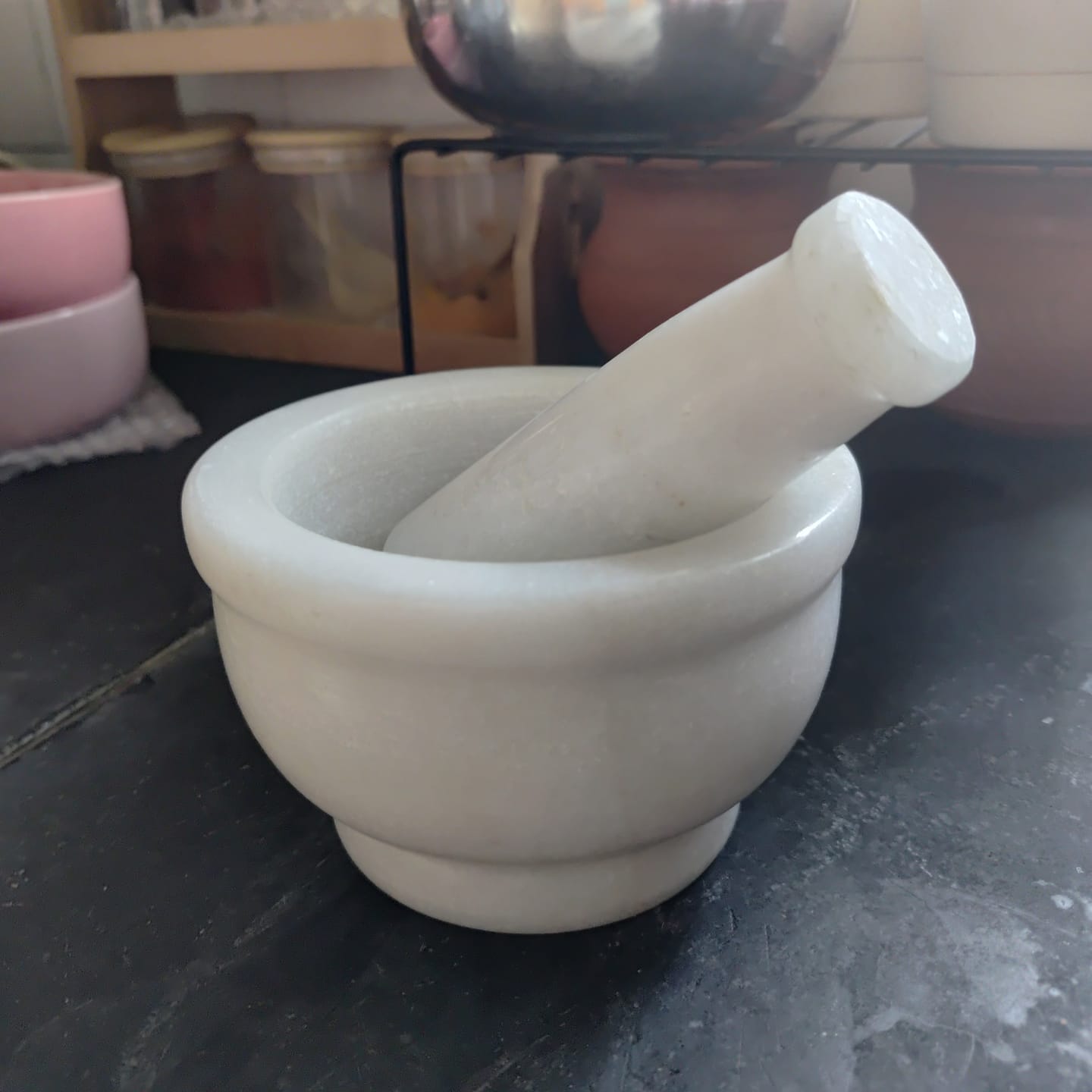 Customer photo review of Mortar and Pestle, Wonder White - Handicraft Bazaar