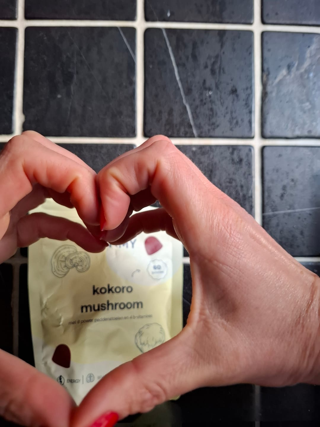 Customer photo review of Daily Mushroom Gummies