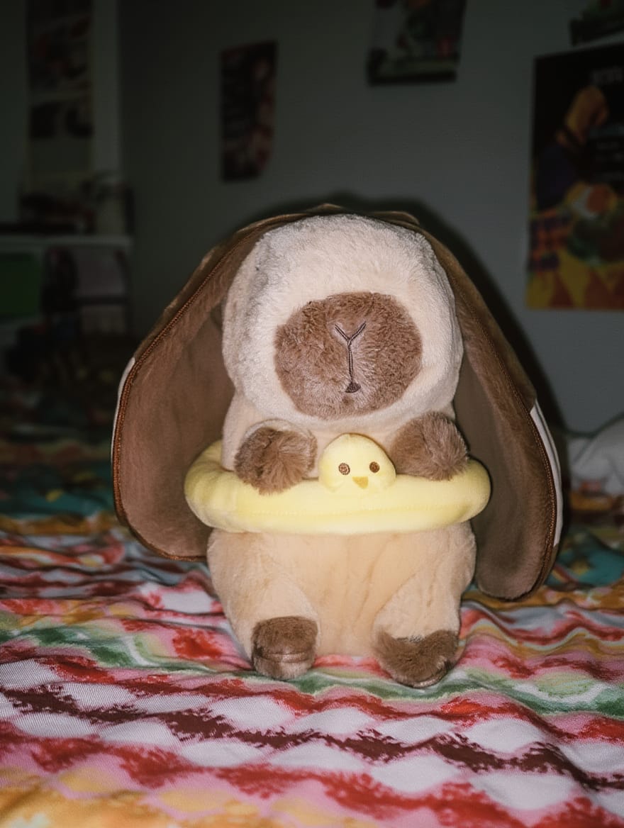 Customer photo review of Premium Breathing Anti-Stress Capybara