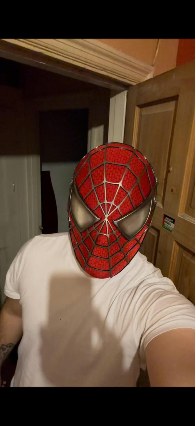 Customer photo review of Masque Spiderman - Tobey Maguire