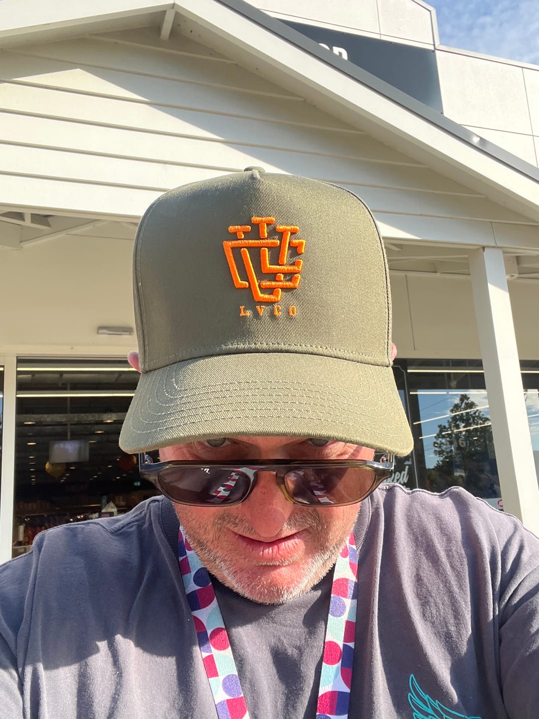 Customer photo review of LVCO "Khaki Blaze" A-Frame Snapback