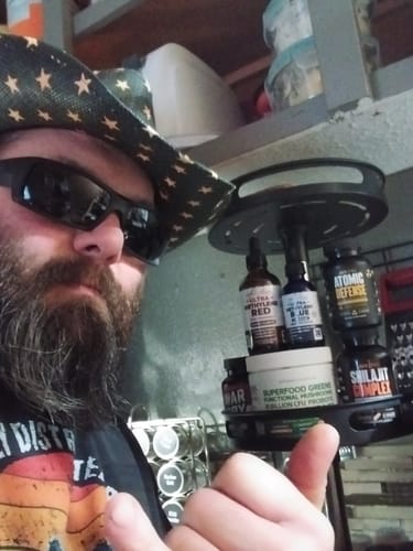 Customer photo review of The Ultra Methylene Red - Sour Strawberry (120ML) (30 Servings)