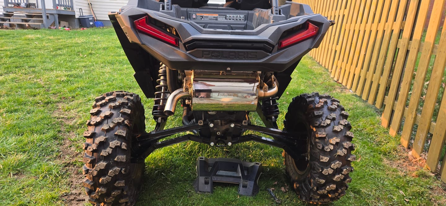 Customer photo review of RPM 2015-2023 RZR XP1000 & RS1 Sport Muffler, Slip-On Exhaust Sport Muffler