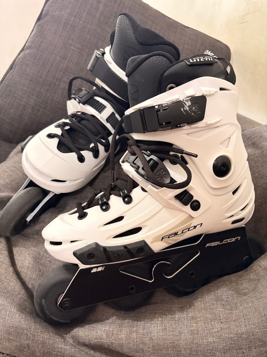 Customer photo review of Flying Eagle F6s Falcon Pro White Skates