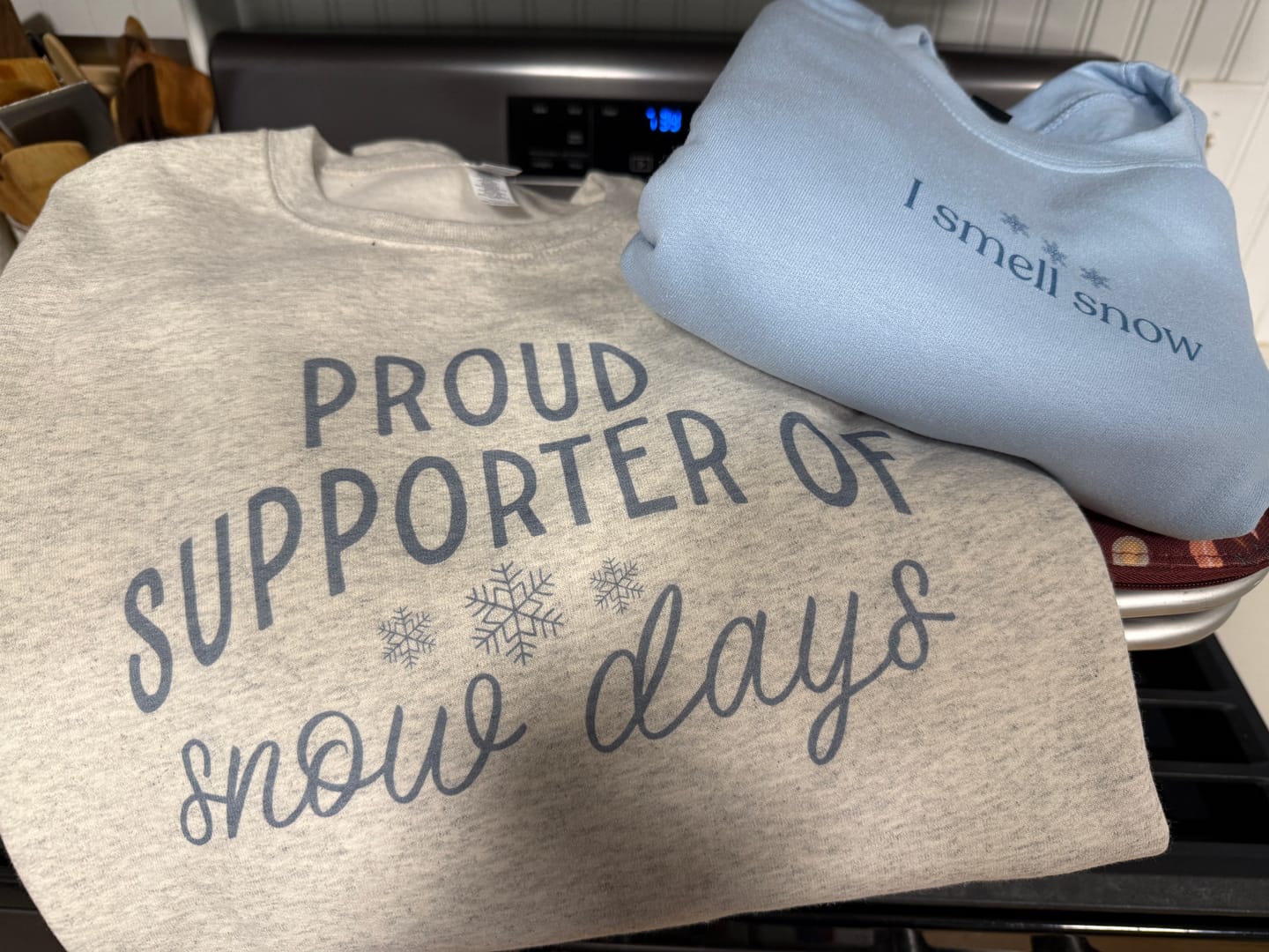 Customer photo review of Proud Supporter Of Snow Days