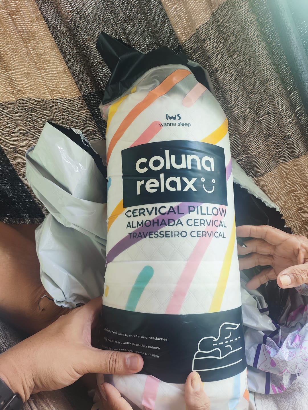 Customer photo review of Travesseiro Cervical Coluna Relax®
