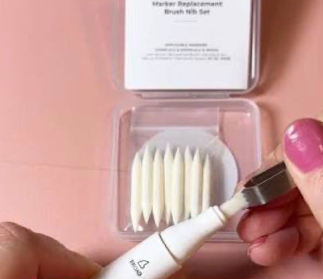 Customer photo review of Ohuhu Replacement Brush Nibs Of Honolulu & Honolulu B Series