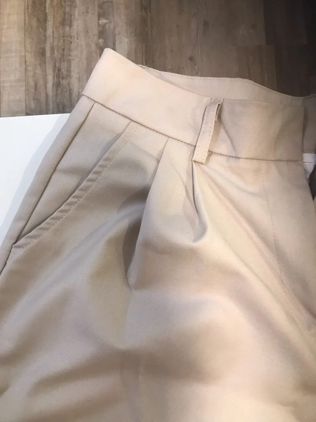 Customer photo review of Meghan High Waist Pleated Shorts