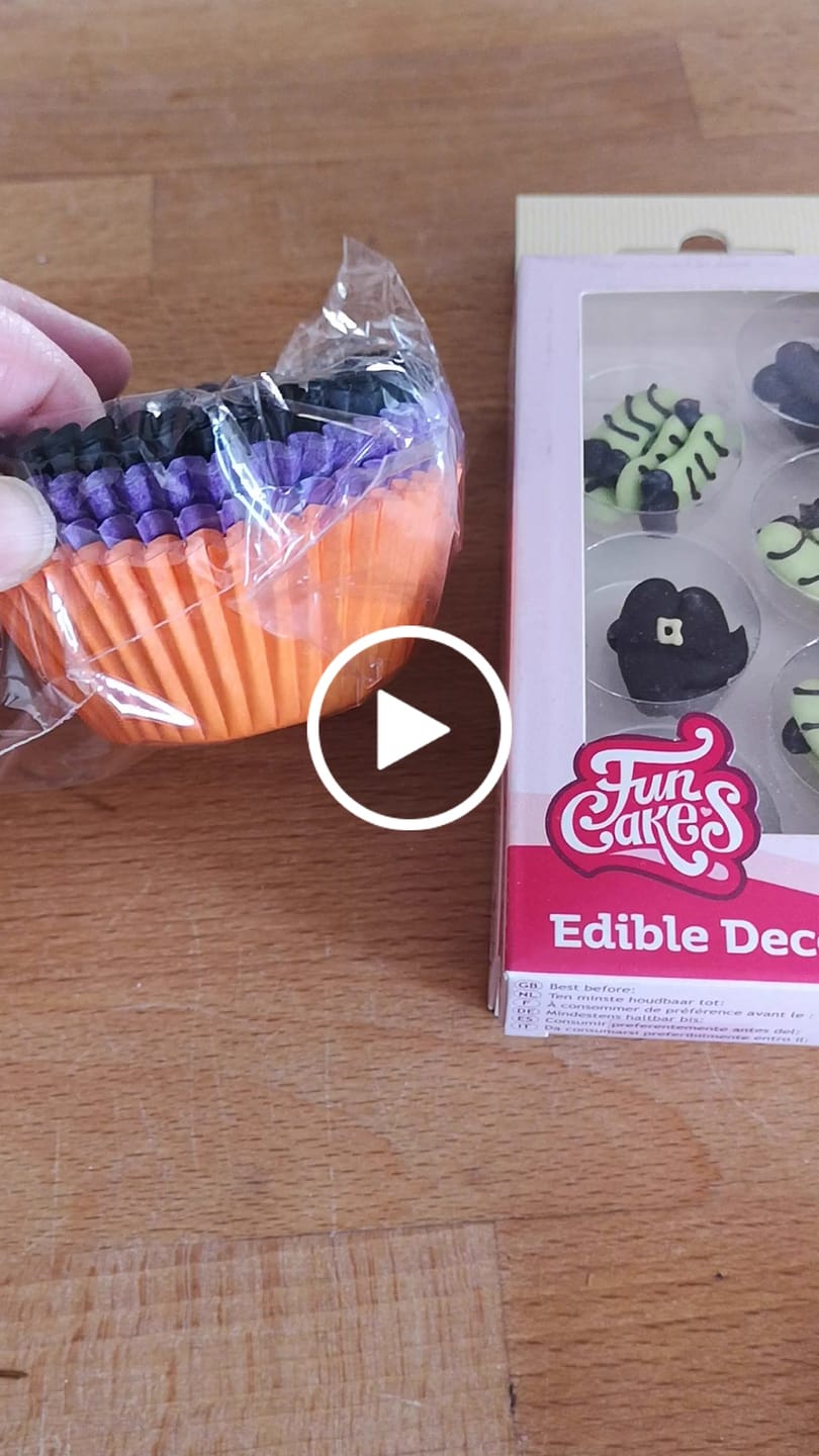 Customer video review of Muffinförmchen Halloween – 75 Stück in Orange, Lila & Schwarz