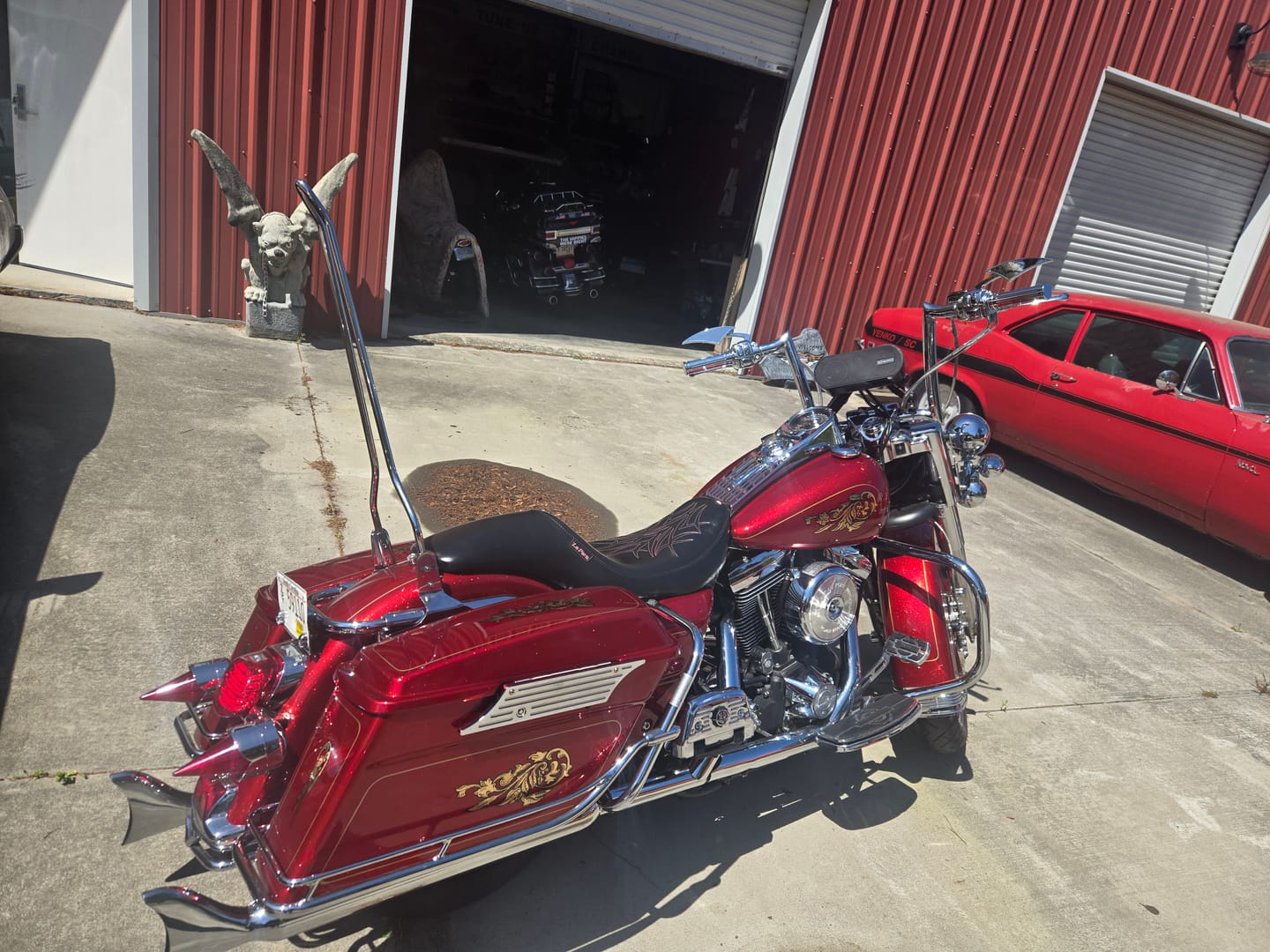 Customer photo review of Harley Davidson Screw in Lenses - Big Turbine / Chrome / Red