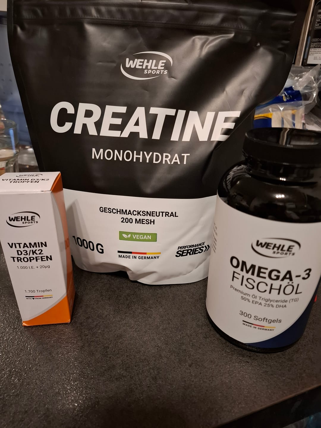 Customer photo review of Wehle Sports Omega 3 Fischöl Tryglyceride Fish Oil Softgel 500mg EPA 250mg