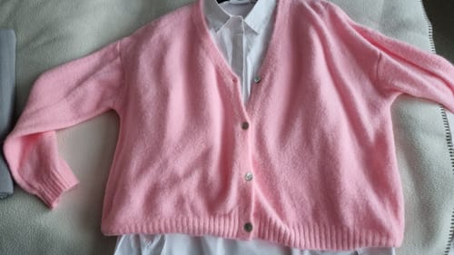 Customer photo review of Cardigan mit V-Neck MALLORY - versch. Farben