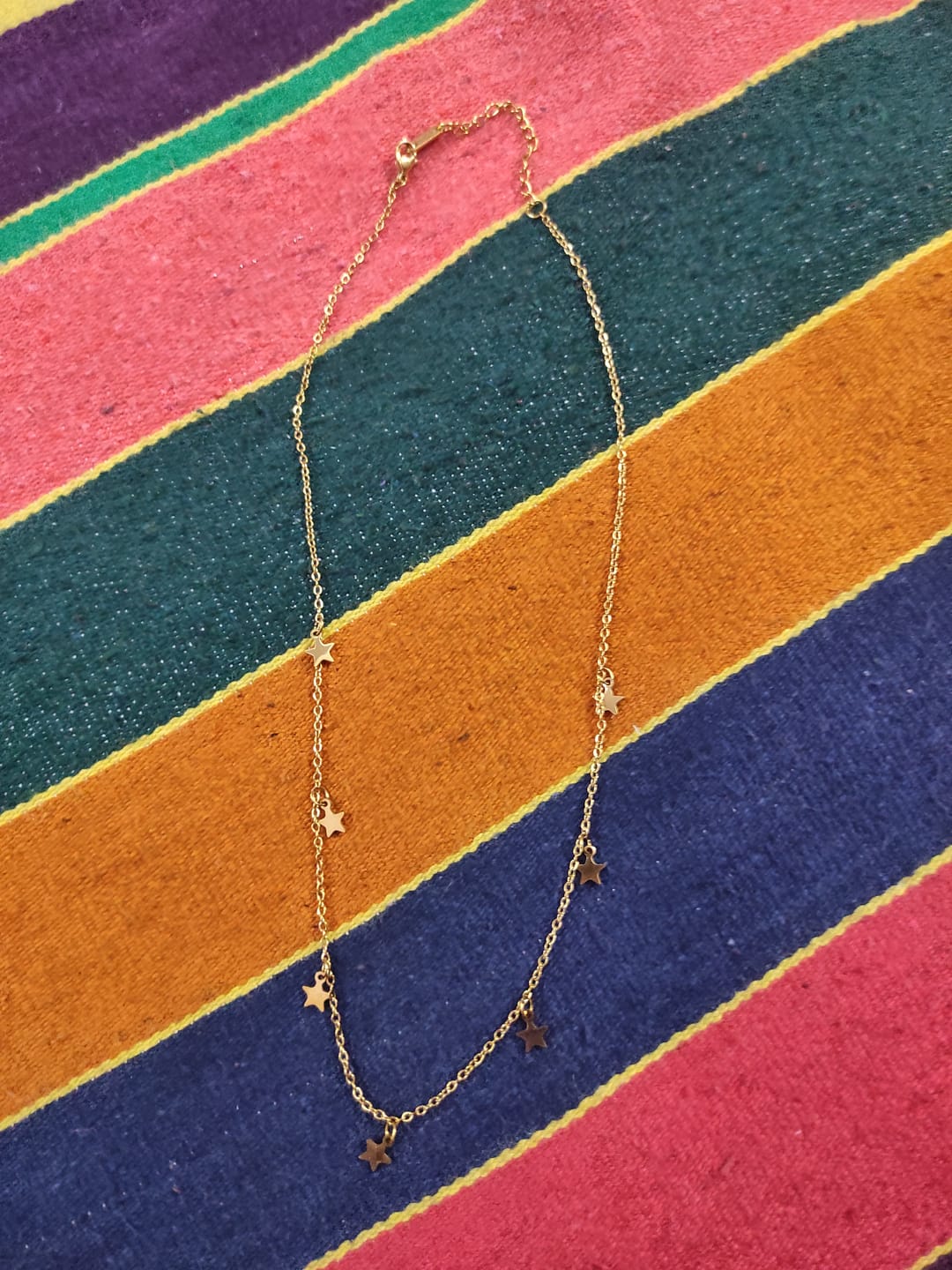 Customer photo review of Starry Night Necklace