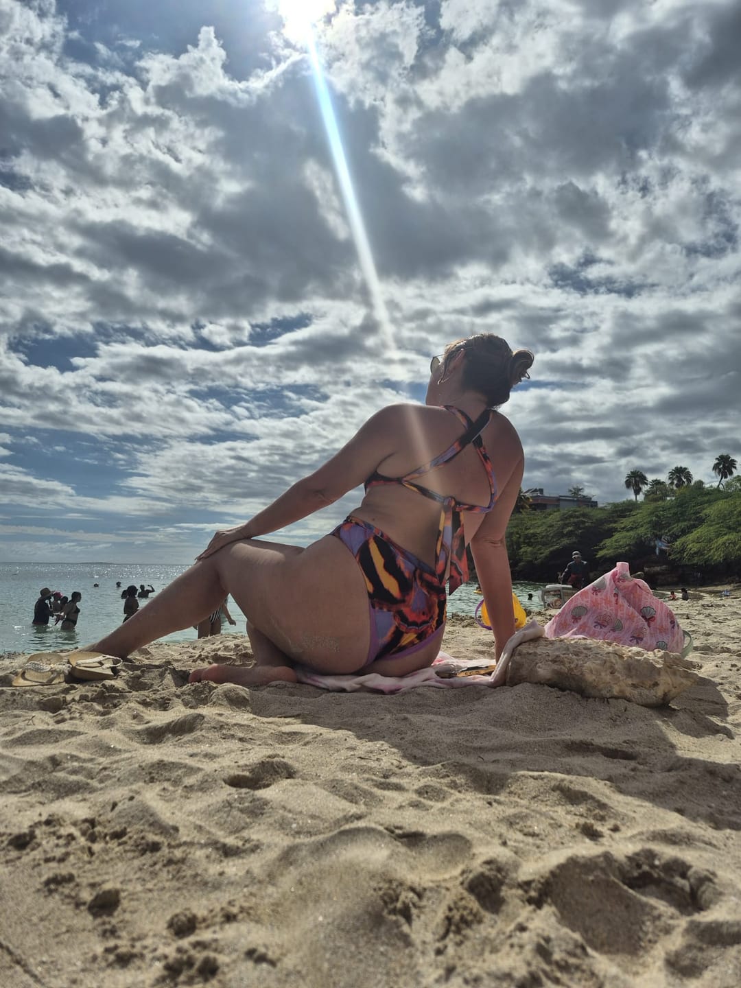 Customer photo review of Lily High Waisted Bottom- Nova