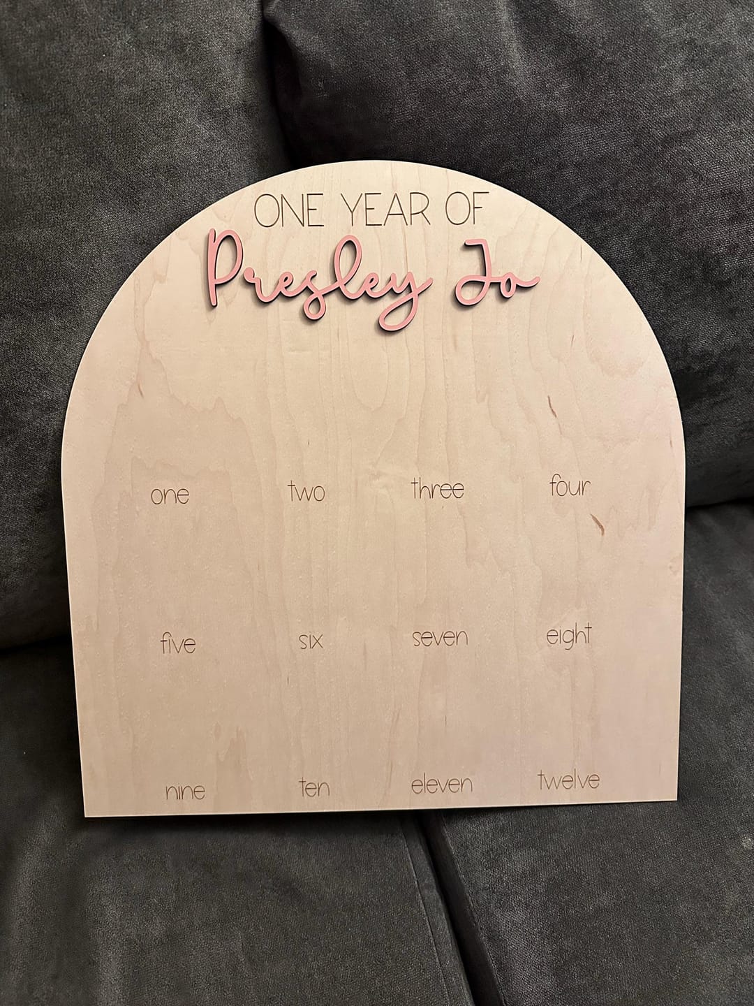 Customer photo review of One Year Of Photo Board