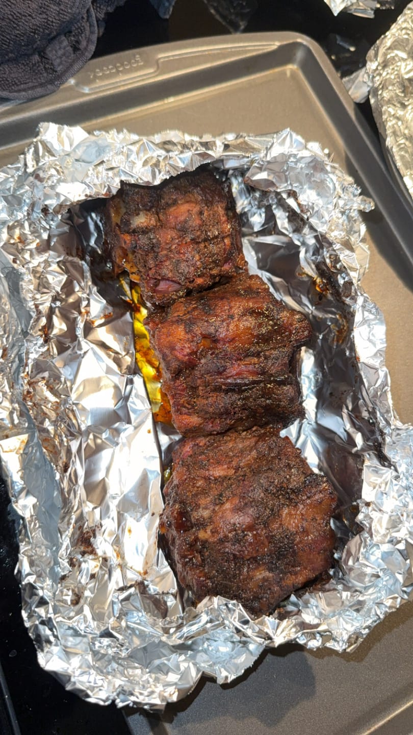 Customer photo review of True 'Candy Red' Oxtail Softballs