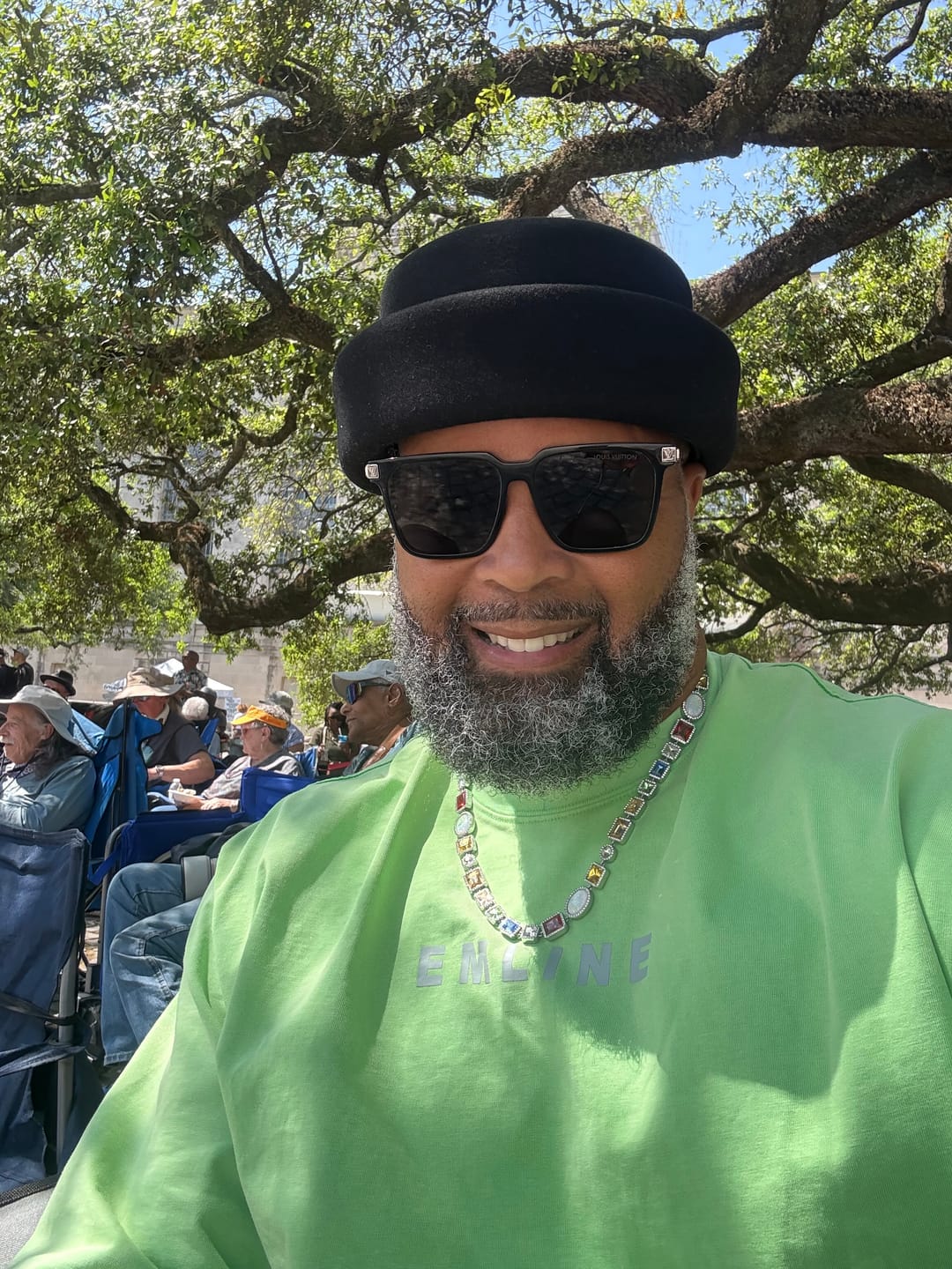 Customer photo review of London Pillbox Hat - Black