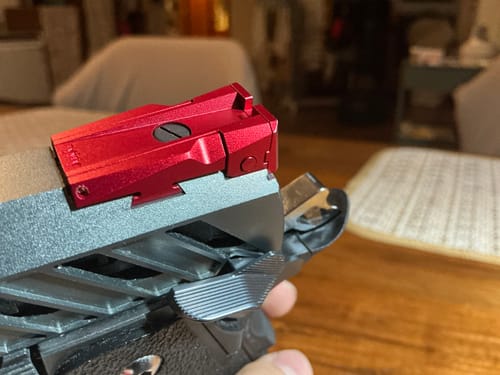 Customer photo review of Dr. Black Aluminum Rear Sight for TM Hi-Capa 5.1
