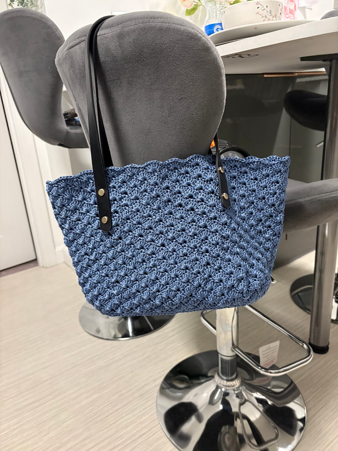 Customer photo review of CrochetPark™ Sunny Beach Tote crochet kit