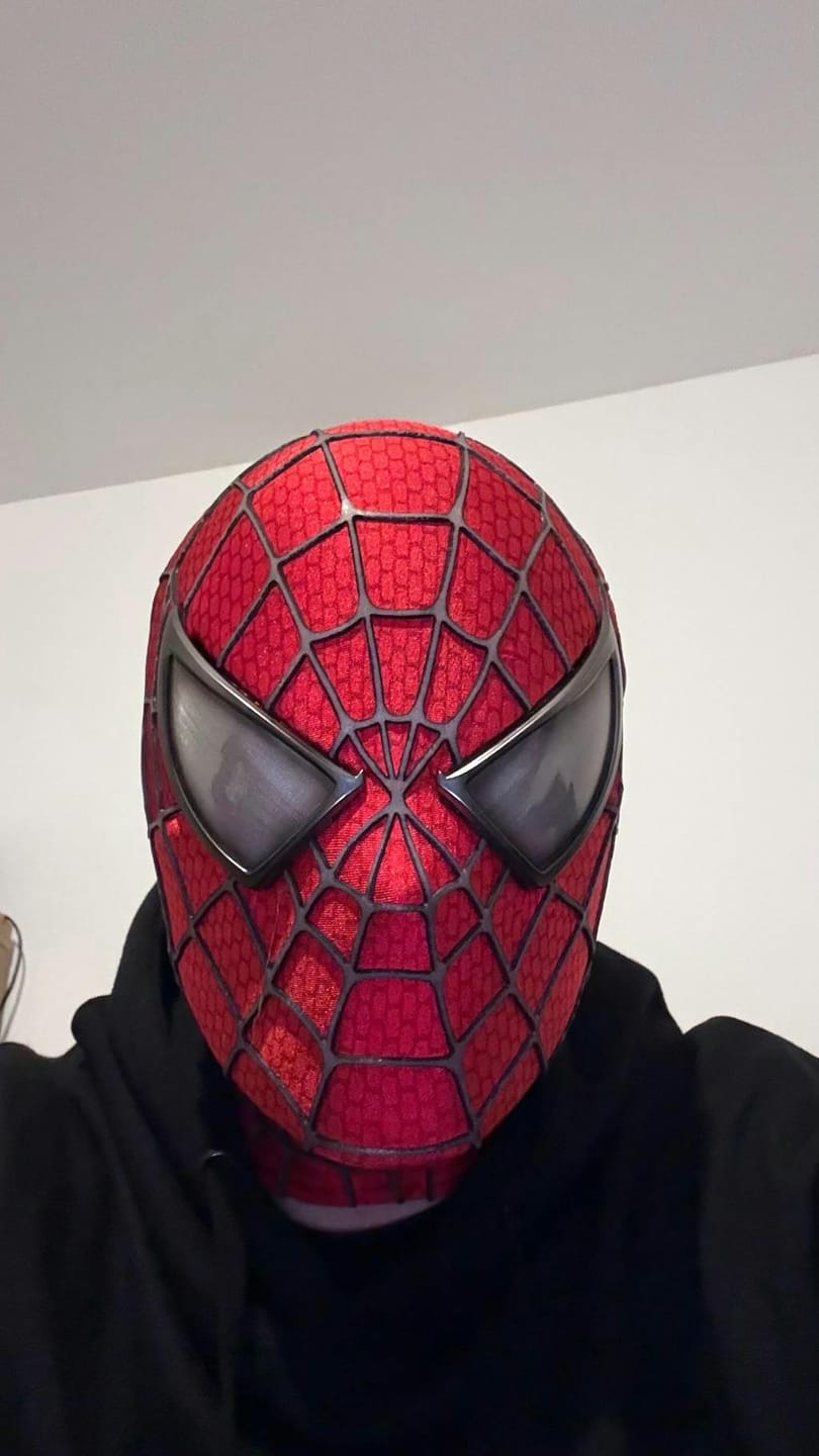 Customer photo review of Masque Spiderman - Tobey Maguire