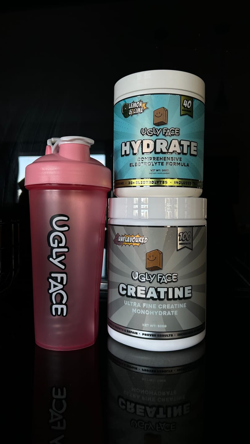 Customer photo review of UGLYFACE® CREATINE MONOHYDRATE