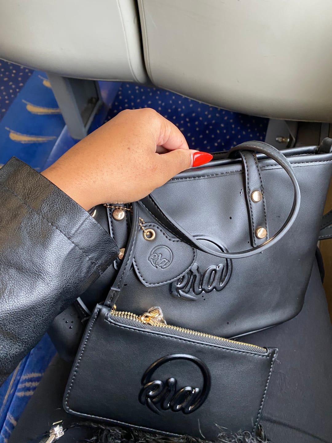 Customer photo review of Black Mini Era Tote Bag