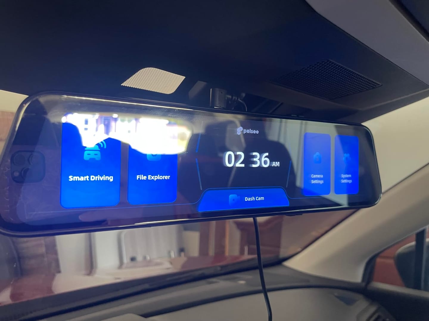 Customer photo review of 10" Elite | 4K Front + 2K Rear Smart Streaming Mirror