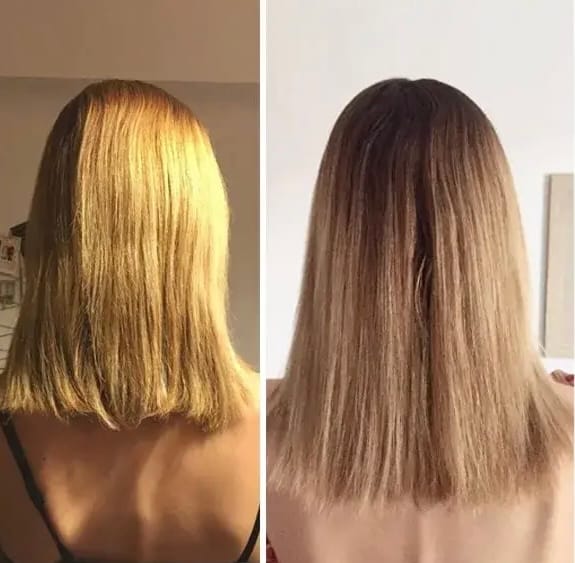 Customer photo review of Veganes Haaröl für schnelles Wachstum