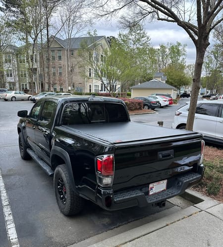 Customer photo review of Rough Country 50420500 Hard Roll Up Bed Cover | 5' Bed | Toyota Tacoma 2WD/4WD (2016-2023)