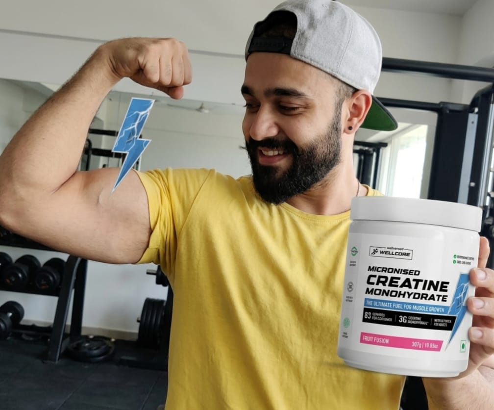 Customer photo review of Wellcore - Pure Micronised Creatine Monohydrate | Kiwi Kick (307g, 83 servings)